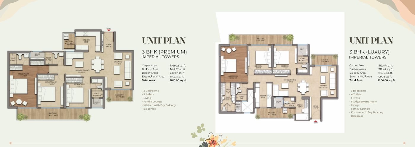 3 BHK Premium / Luxury