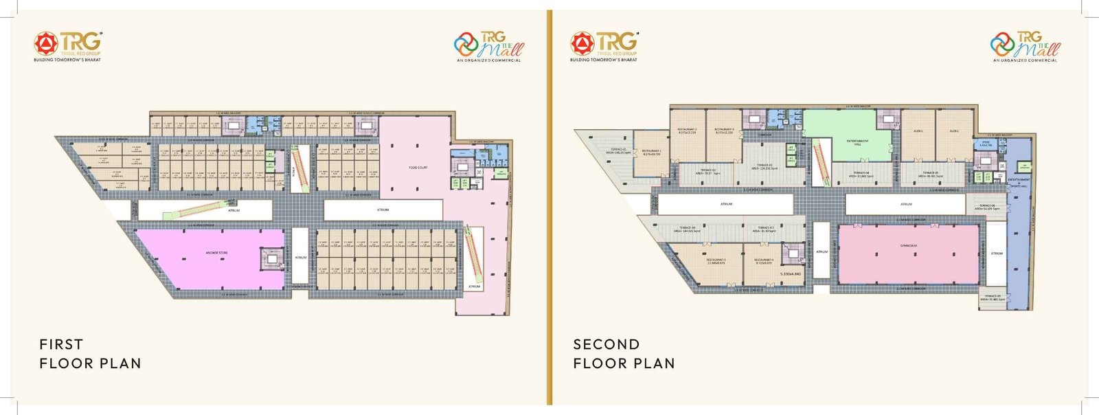 First & Second Floor Plans